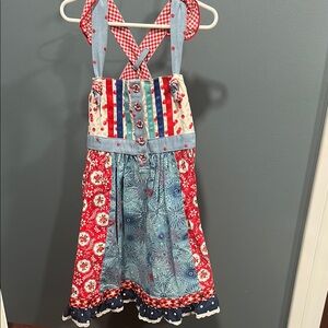 Matilda Jane Red and Blue Dress